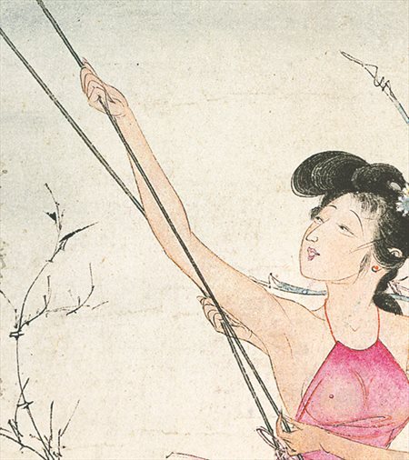 肃北-胡也佛的仕女画和最知名的金瓶梅秘戏图